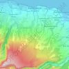Carte topographique Sainte-Marie, altitude, relief