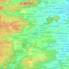 Carte topographique Bangarupalem, altitude, relief