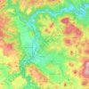 Carte topographique 43800, altitude, relief