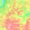 Carte topographique Романівська селищна громада, altitude, relief