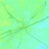 Carte topographique Homerville, altitude, relief