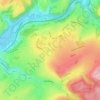 Carte topographique Stembert, altitude, relief