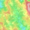 Carte topographique Fournols, altitude, relief