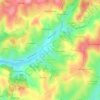 Carte topographique Essertines-en-Donzy, altitude, relief
