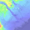 Carte topographique Астраханская область, altitude, relief