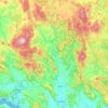 Carte topographique Coal River, altitude, relief