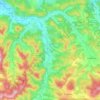 Carte topographique Dun, altitude, relief