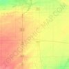 Carte topographique Tipton County, altitude, relief