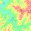 Carte topographique Kondinin, altitude, relief