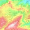 Carte topographique la Vall d'Ebo, altitude, relief
