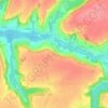 Carte topographique Fresnoy-la-Rivière, altitude, relief