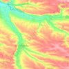 Carte topographique Великоновосілківська селищна громада, altitude, relief