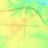 Carte topographique Clarence, altitude, relief