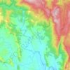Carte topographique Bandon Grove, altitude, relief