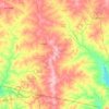 Carte topographique Koulpélogo, altitude, relief