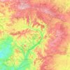 Carte topographique Parc naturel régional du Perche, altitude, relief