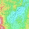 Carte topographique Fukushima, altitude, relief