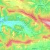 Carte topographique Valdoule, altitude, relief