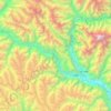 Carte topographique Gilgit Tehsil, altitude, relief