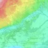 Carte topographique Saint-Canut, altitude, relief