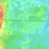 Carte topographique Windham, altitude, relief