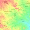 Carte topographique Maddur mandal, altitude, relief
