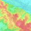 Carte topographique Souzay-Champigny, altitude, relief