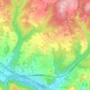 Carte topographique Peyrignac, altitude, relief