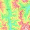 Carte topographique Sondor, altitude, relief
