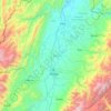 Carte topographique Neiva, altitude, relief