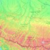 Carte topographique Карачаево-Черкесия, altitude, relief