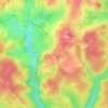 Carte topographique Anlier, altitude, relief