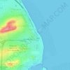 Carte topographique Costa del Sol, altitude, relief