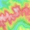 Carte topographique אורה, altitude, relief