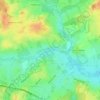 Carte topographique Bath Meadows, altitude, relief