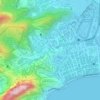 Carte topographique Rio Rainha, altitude, relief
