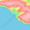 Carte topographique Soar Mill Cove, altitude, relief
