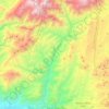 Carte topographique Asif Tifnoute, altitude, relief
