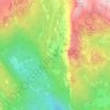 Carte topographique Koča pri Triglavskih jezerih, altitude, relief