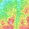 Carte topographique Forest Glenn, altitude, relief