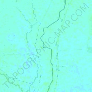 Carte topographique Rio Chico, altitude, relief