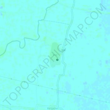 Carte topographique Telmar, altitude, relief