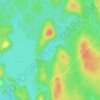 Carte topographique Argyle Long Lake, altitude, relief