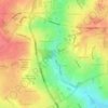 Carte topographique Cygnet Lake, altitude, relief