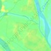 Carte topographique Hooghly, altitude, relief