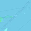 Carte topographique Brown Islands, altitude, relief