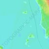 Carte topographique Dow Island, altitude, relief