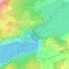 Carte topographique Barrage de Serre-Ponçon, altitude, relief