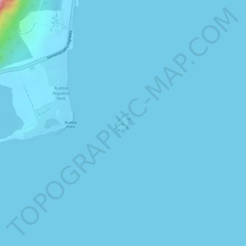 Carte topographique Mokoliʻi, altitude, relief