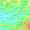 Carte topographique Lusi, altitude, relief